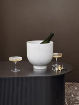 Ripple Champagne Saucers - Clear