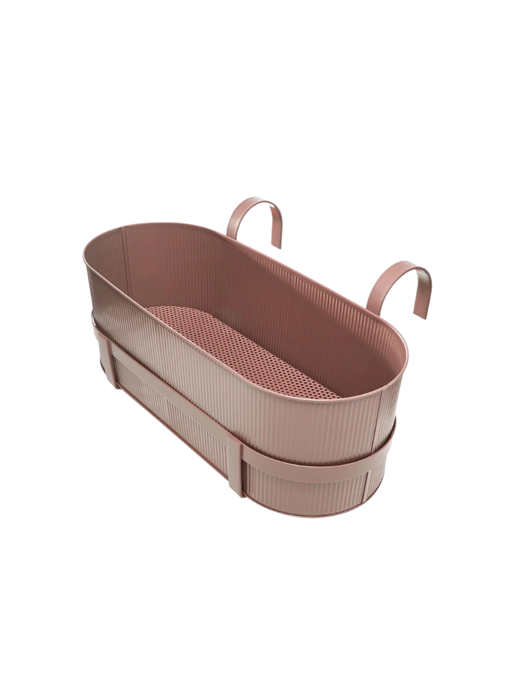 Bau Balcony Box - Dusty Rose