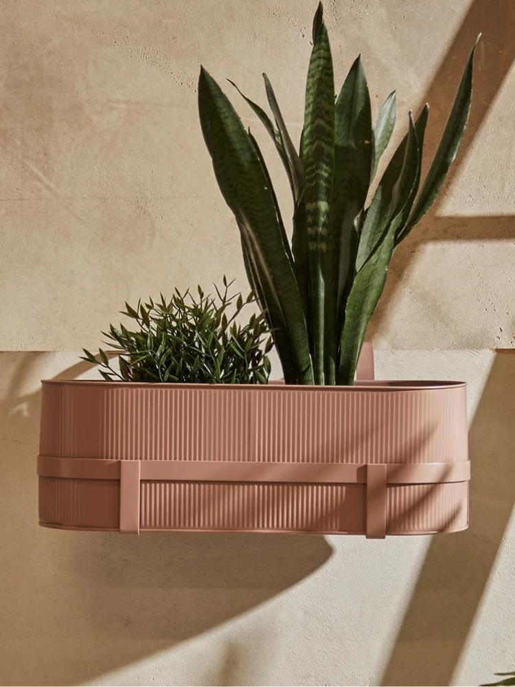 Bau Balcony Box - Dusty Rose