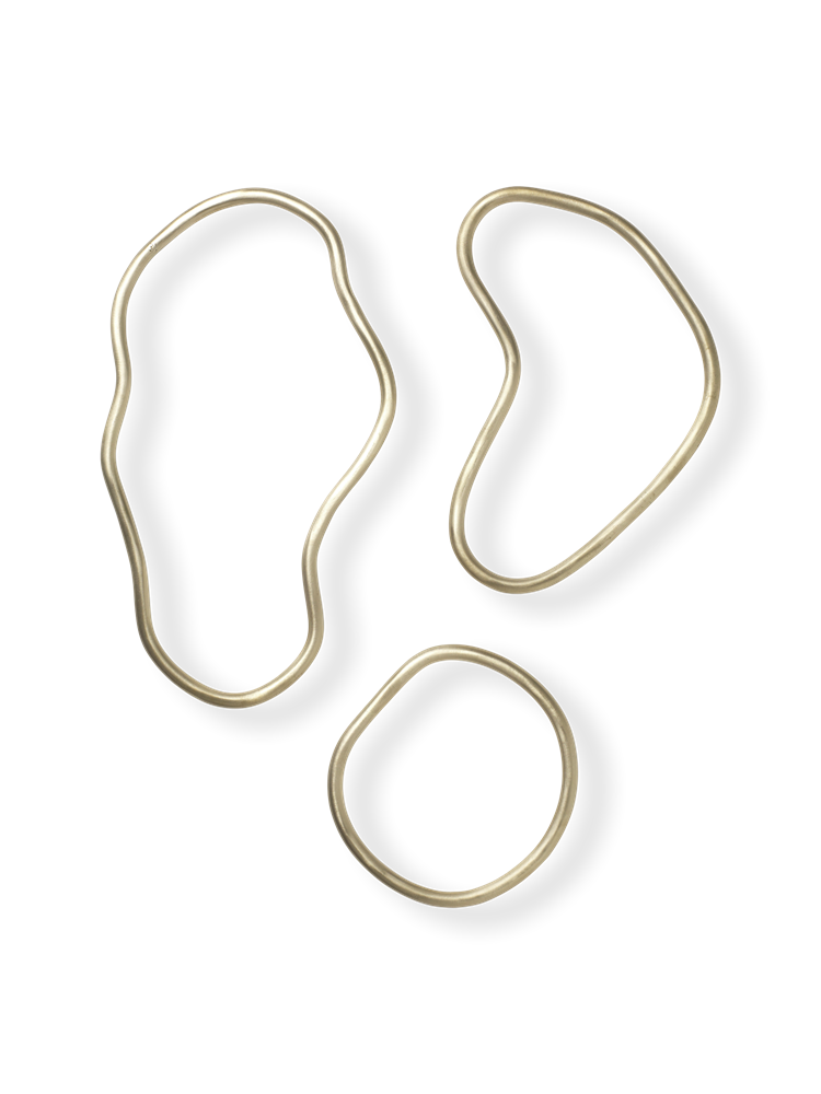 Pond Trivets - Set of 3 - Brass