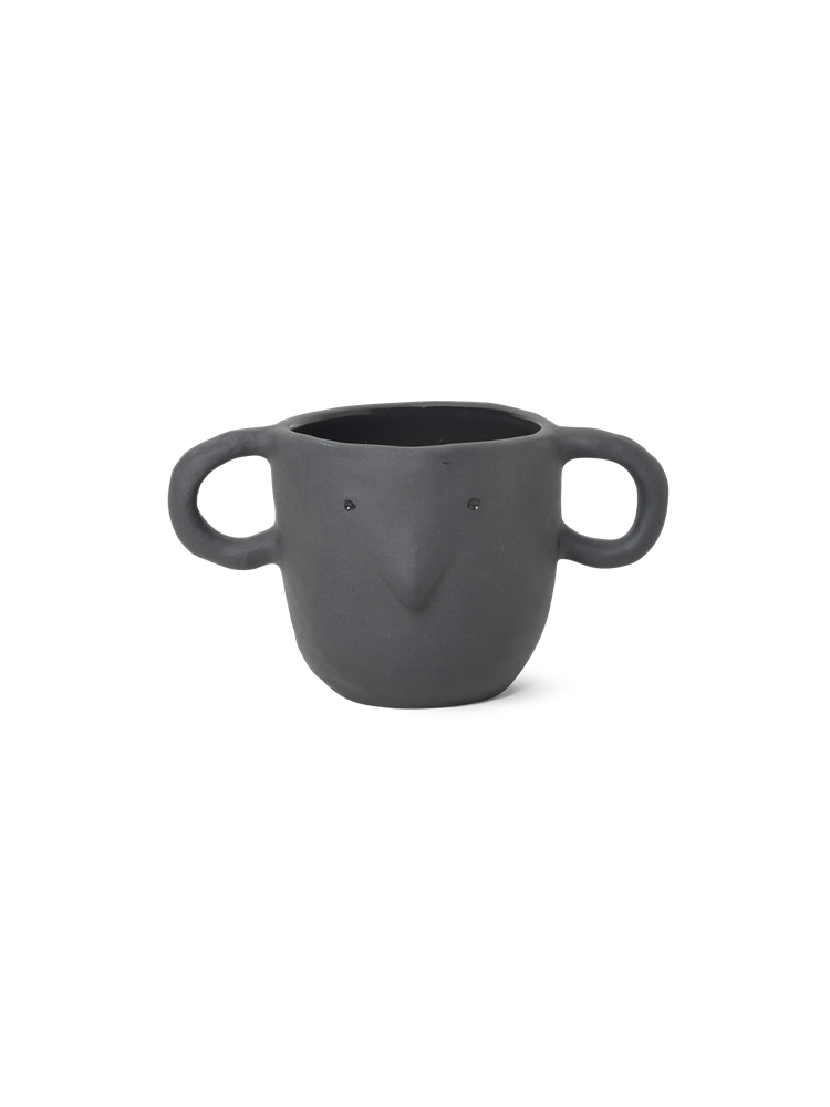 Mus Plant Pot Small - Dark Grey
