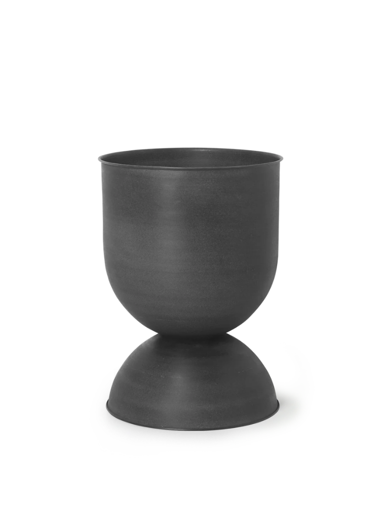 Hourglass Pot - Medium - Black