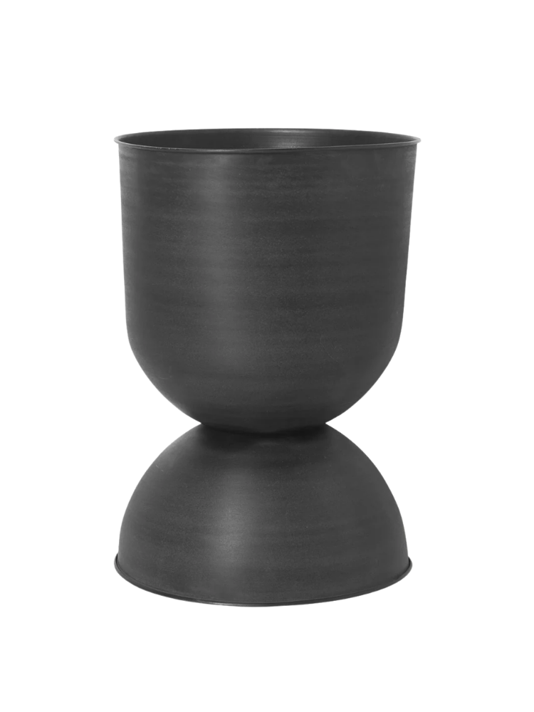 Hourglass Pot - Large - Black