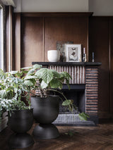 Hourglass Pot - Large - Black