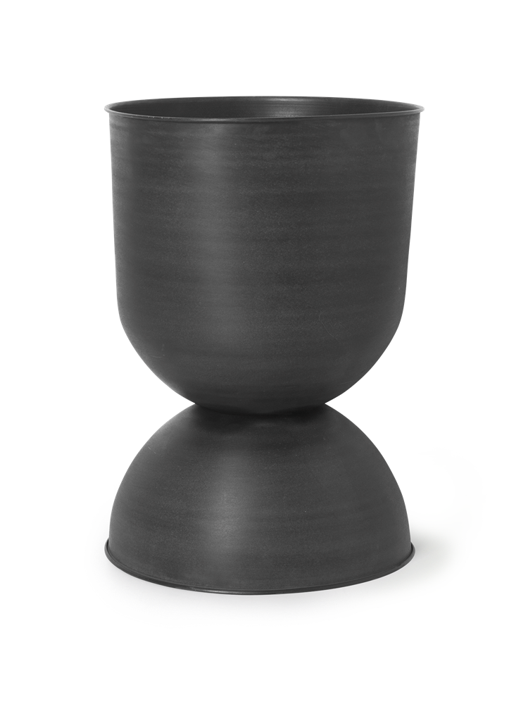 Hourglass Pot - Large - Black