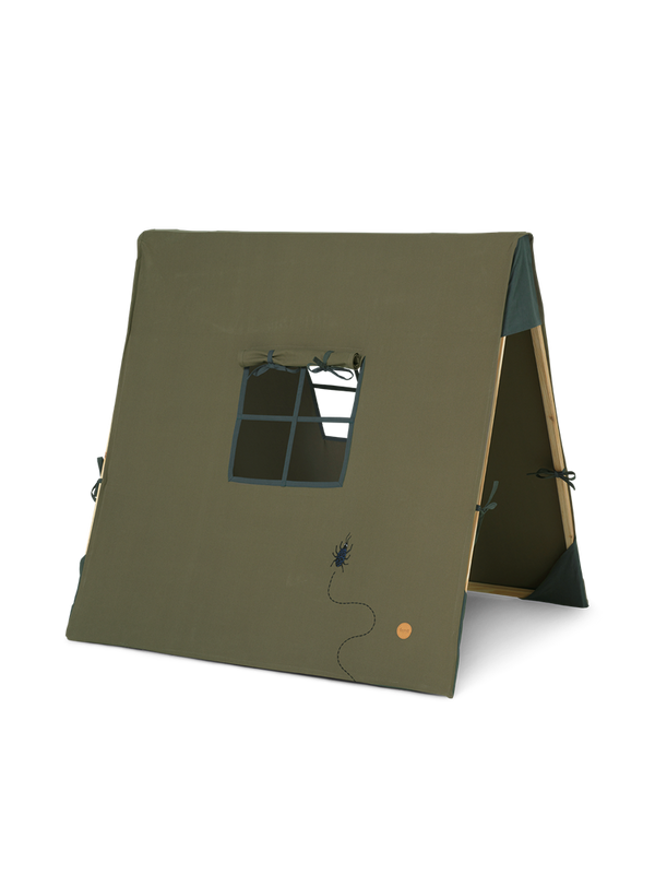 Tent - Beetle Embroidery - Dark Olive