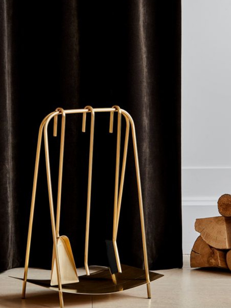 Port Fireplace Tools - Brass