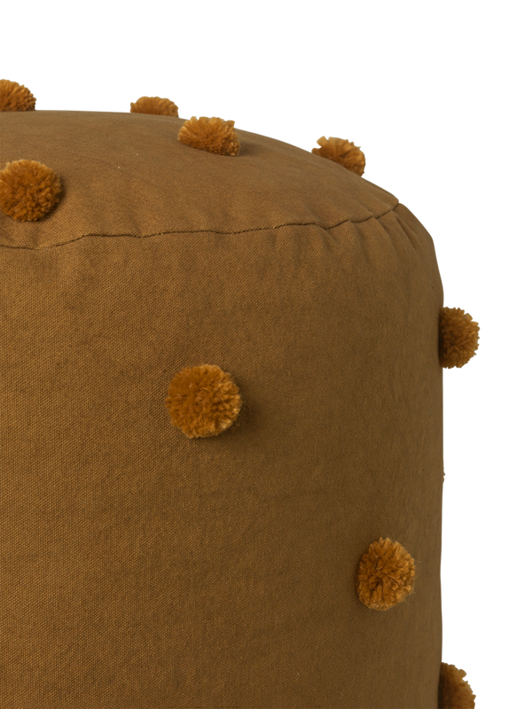 Dot Tufted Pouf - Sugar Kelp/Mustard