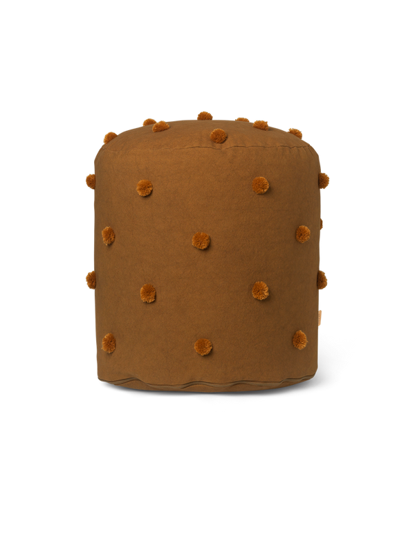 Dot Tufted Pouf - Sugar Kelp/Mustard