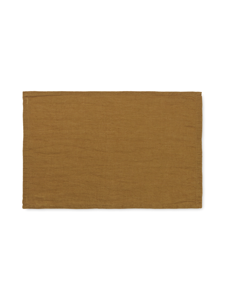 Linen Placemat - Set of 2 - Cinnamon