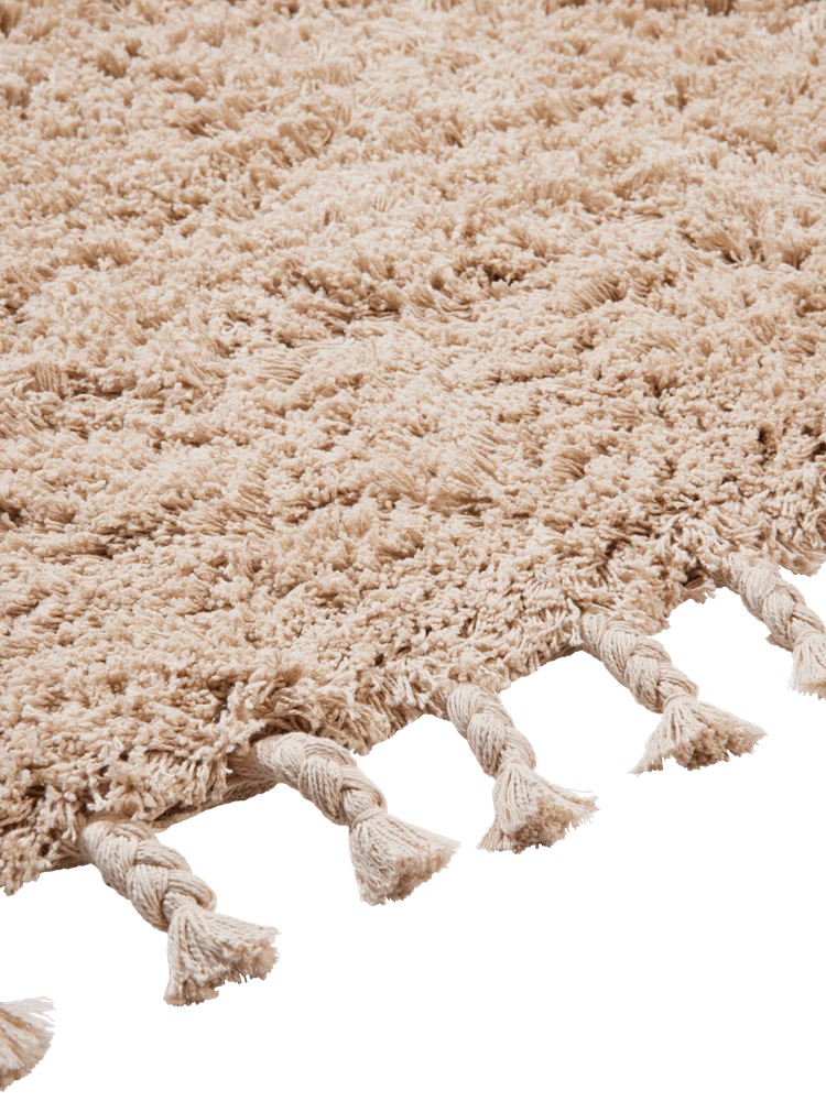 Amass Long Pile Rug - White Pepper