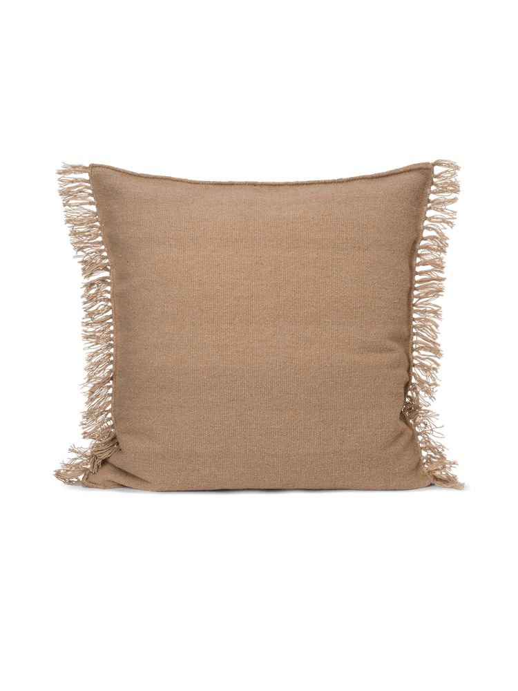 Kelim Fringe Cushion - L - Sand