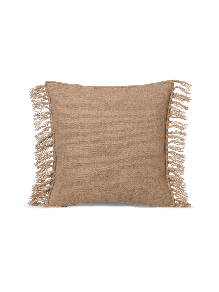 Kelim Fringe Cushion - S - Sand