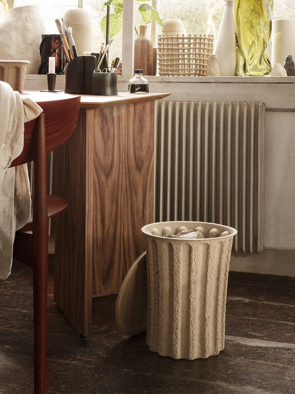 Paper Pulp Paper Bin - Brown