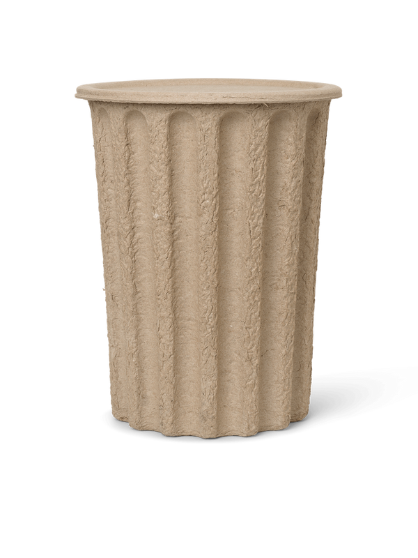 Paper Pulp Paper Bin - Brown