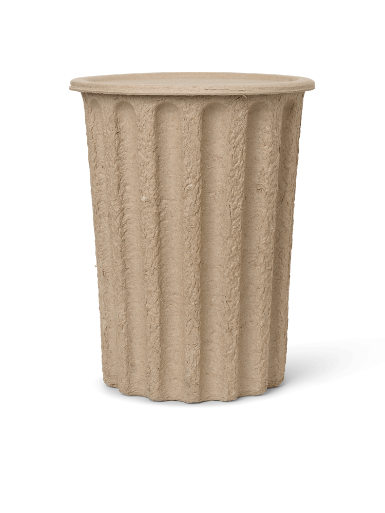 Paper Pulp Paper Bin - Brown