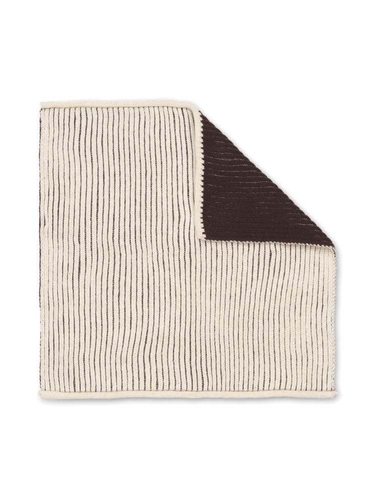 Twofold Cloth - Set of 2 - Choco/Off-W