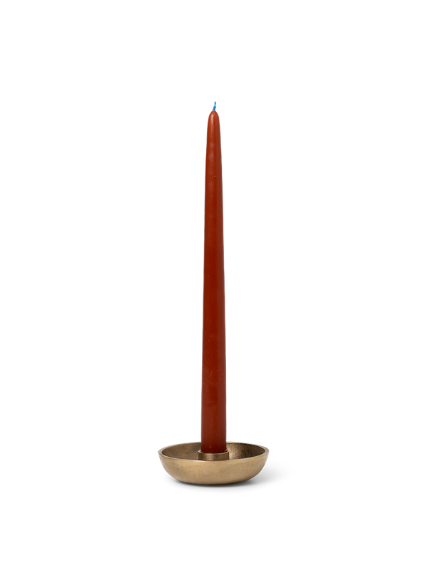 Bowl Candle Holder - Single - Brass