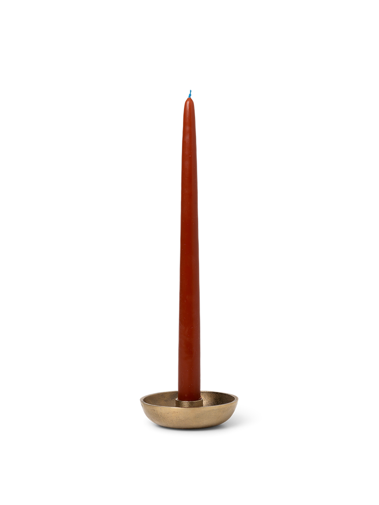 Bowl Candle Holder - Single - Brass