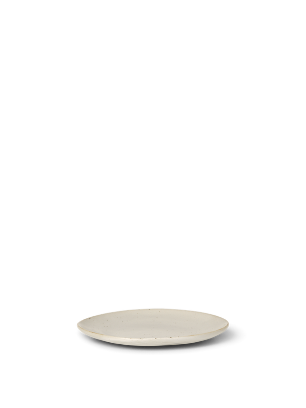 Flow Plate - Small - Off-white Speckle
