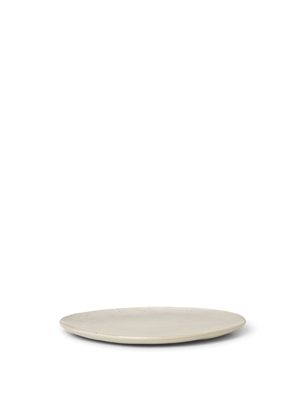 Flow Plate - Medium - Off-white Speckle