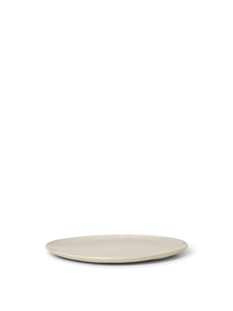Flow Plate - Medium - Off-white Speckle
