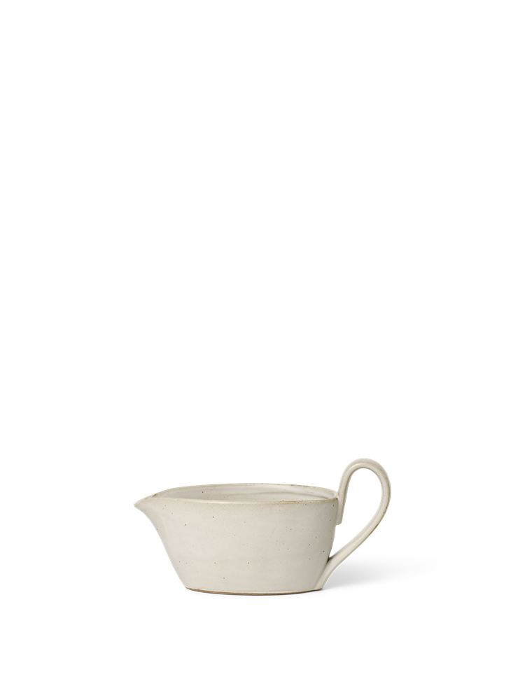 Flow Sauce Boat - Off-white Speckle