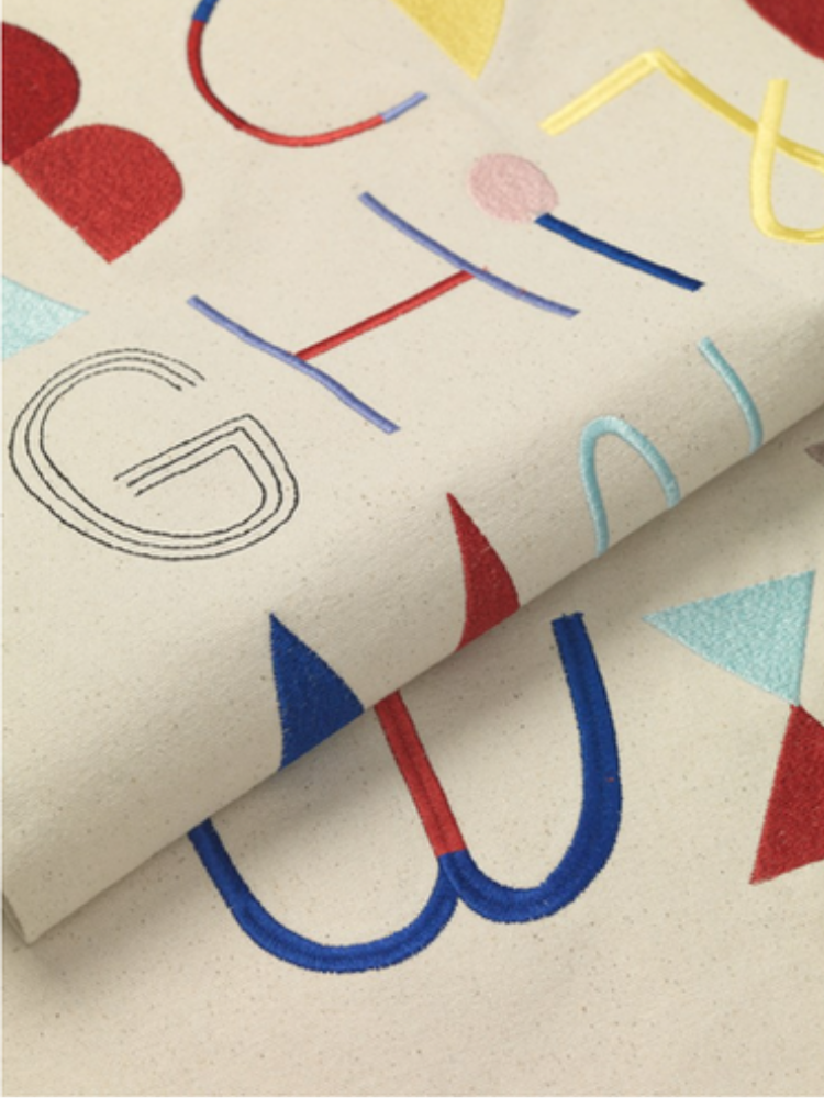 Alphabet Fabric Poster