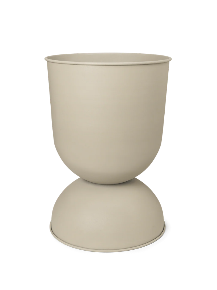 Hourglass Pot - Large - Cashmere