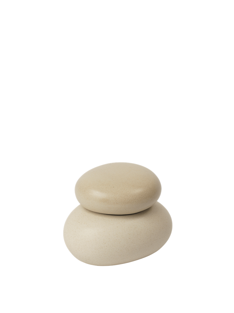 Pebble Box - Small - Sand/Cream