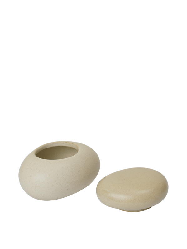 Pebble Box - Small - Sand/Cream