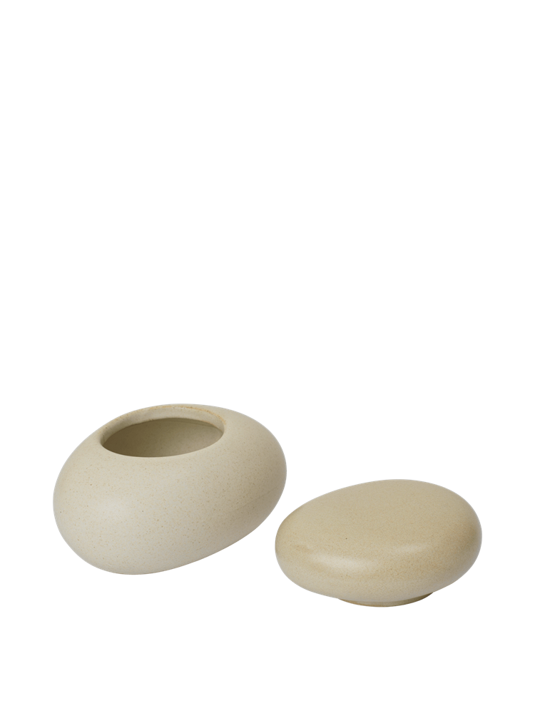 Pebble Box - Small - Sand/Cream
