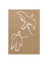 Vuelo Tea Towel - Sugar Kelp/Off-white