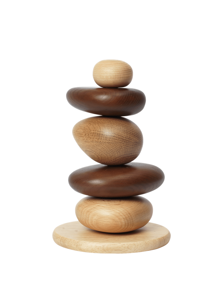 Pebble Stacking Blocks - Multi