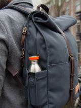 Alex Backpack - Stone Blue/DK Brown