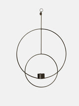 Hanging Tealight Deco - Circular - Black