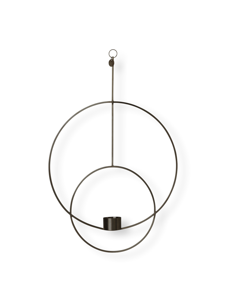 Hanging Tealight Deco - Circular - Black