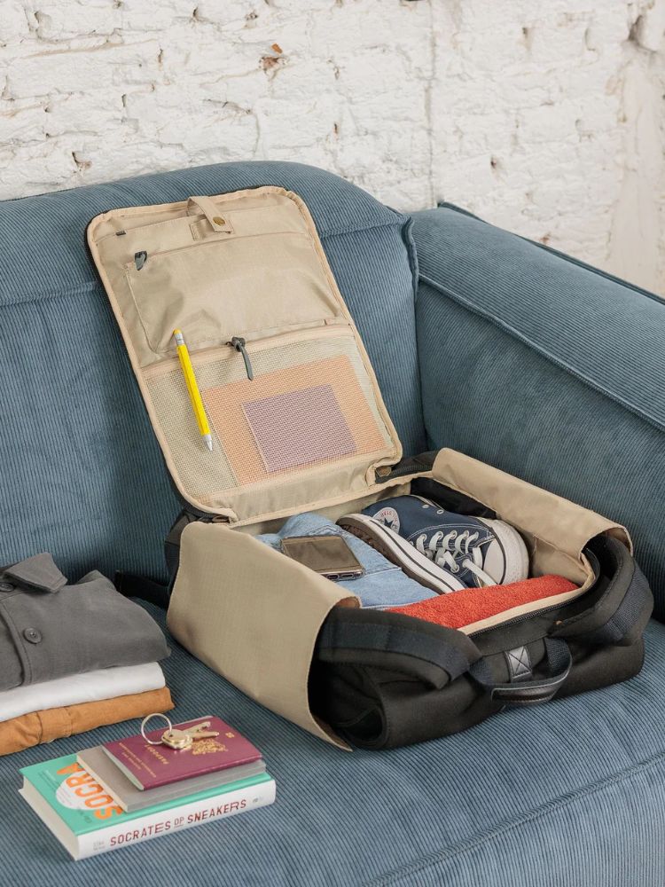 Alex Backpack - Stone Blue/DK Brown