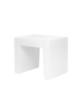 Concrete Seat White