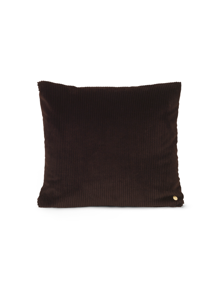 Corduroy Cushion - Chocolate