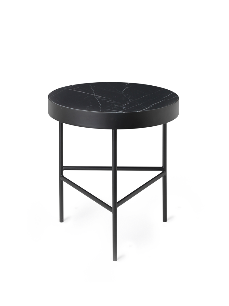 Marble Table - Medium - Black