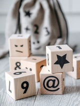 Math blocks - black