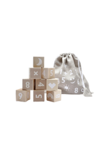 Math blocks - white