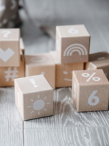 Math blocks - white