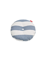 Circle Pillow Stripe Ocean Blue