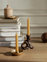 Bowl Candle Holder - Single - Brass