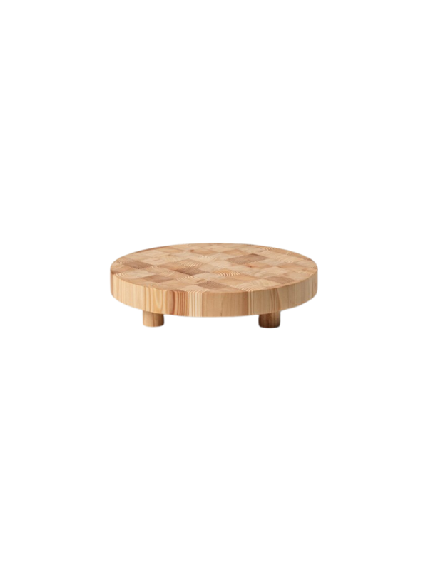 Chess Cutting Board - Round Small