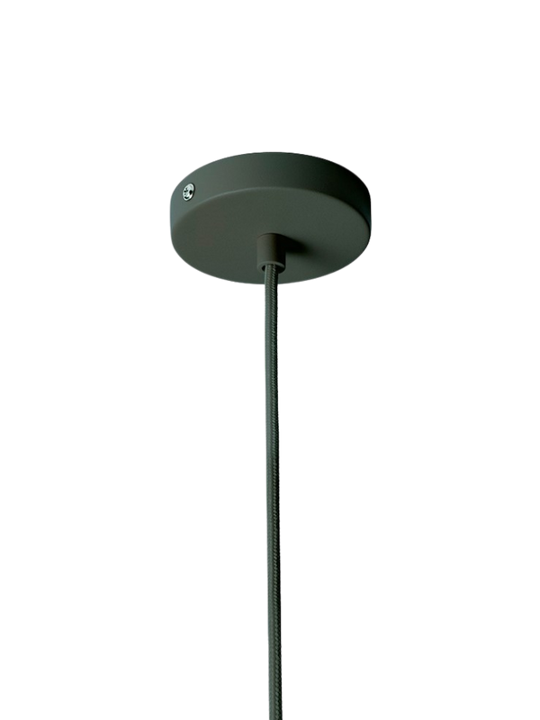 Collect - Socket Pendant - Low - Dark Green