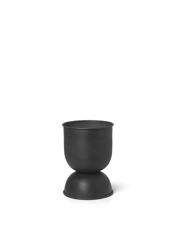 Hourglass Pot - Extra Small - Black