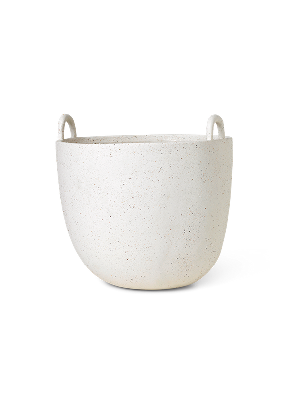 Speckle Pot - Large - Off-White